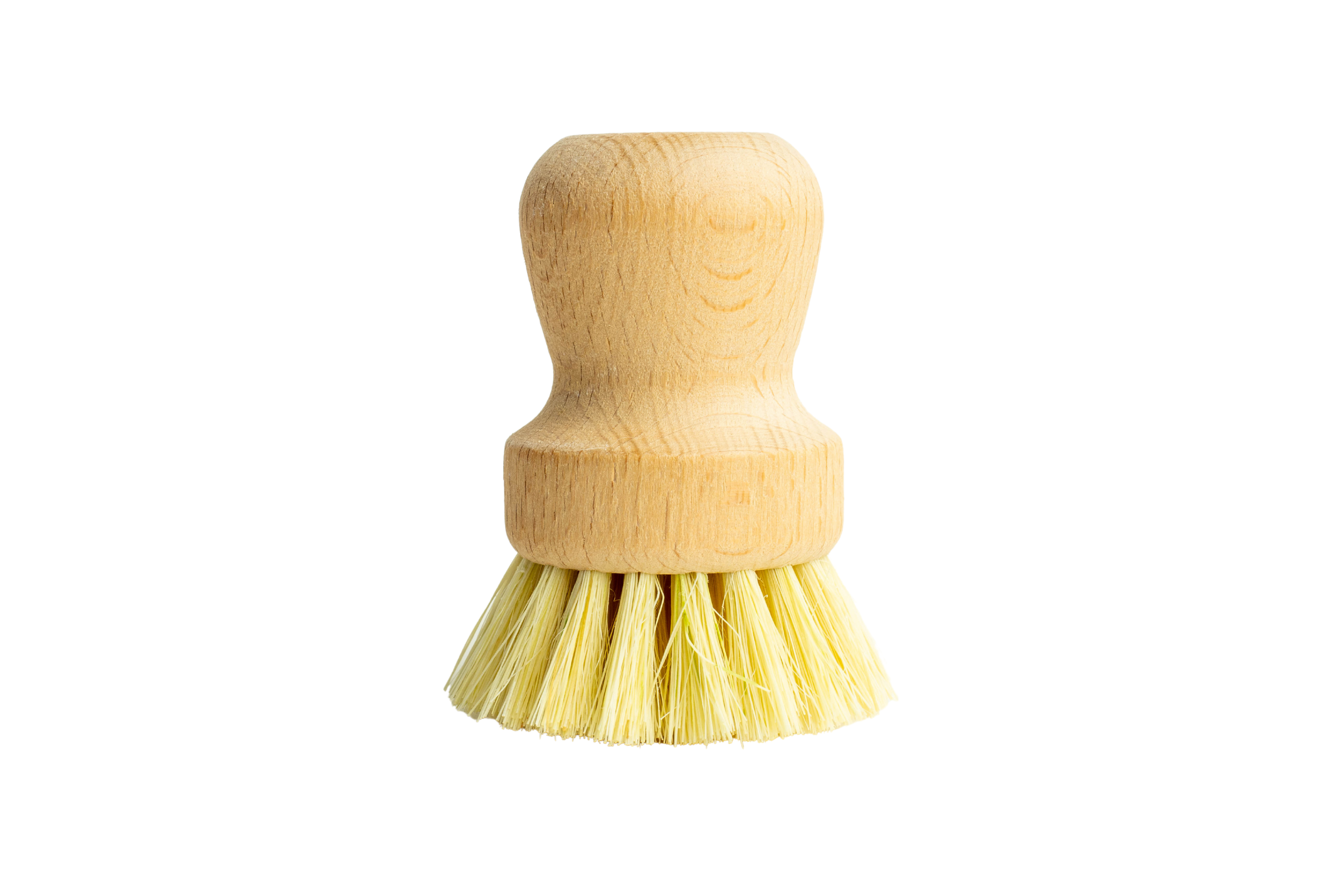 Medinis puodų šepetėlis su tampiko pluošto šereliais