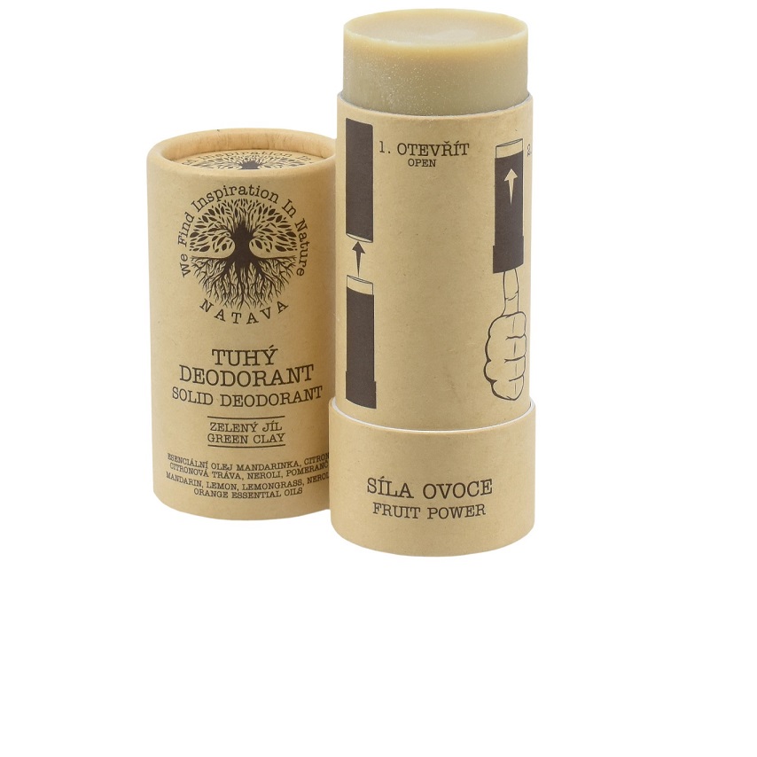 Natūralus dezodorantas NATAVA Fruit Power