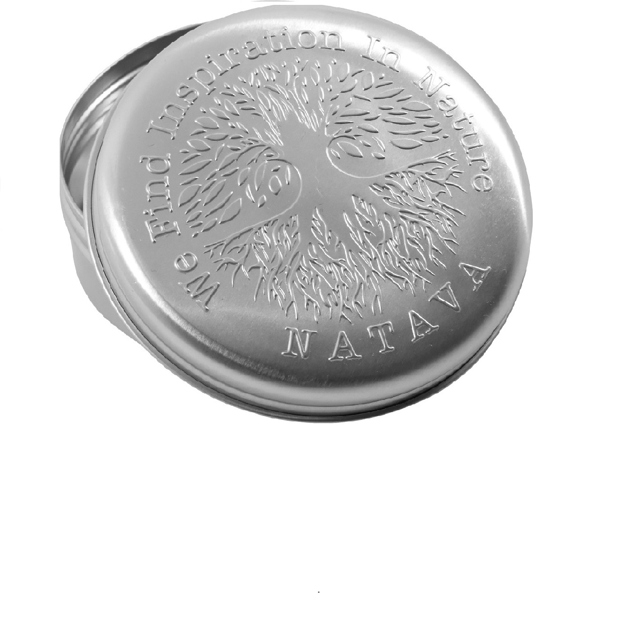 Metalinis indelis kietajam plaukų šampūnui, balzamui ar kūno sviestui NATAVA