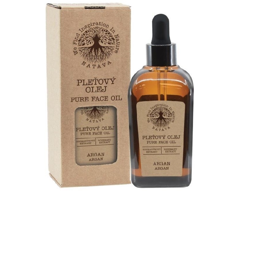Natūralus argano aliejus veidui NATAVA, 100 ml