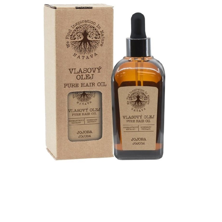Natūralus jojobos aliejus plaukams NATAVA, 100 ml