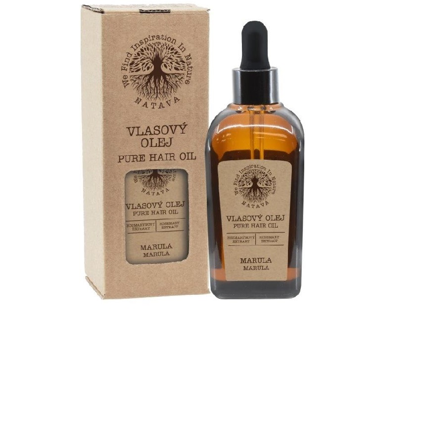 Natūralus marulos aliejus plaukams NATAVA, 100 ml