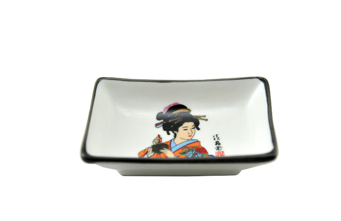 Keramikinis indelis sushi padažui (Geisha)