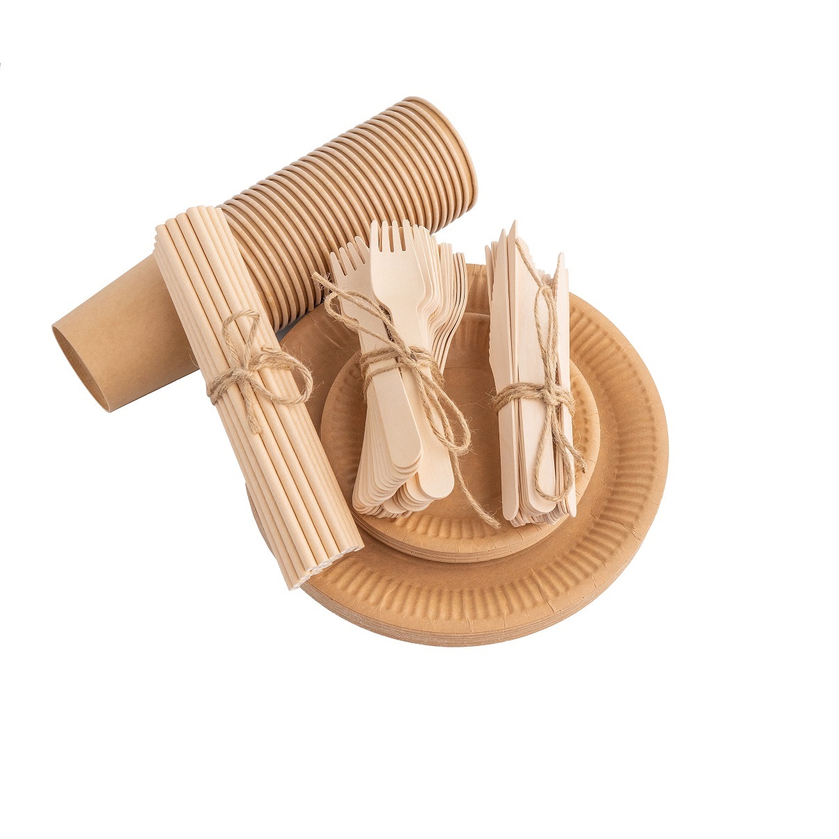 Vienkartinių indų rinkinys 30 asmenų