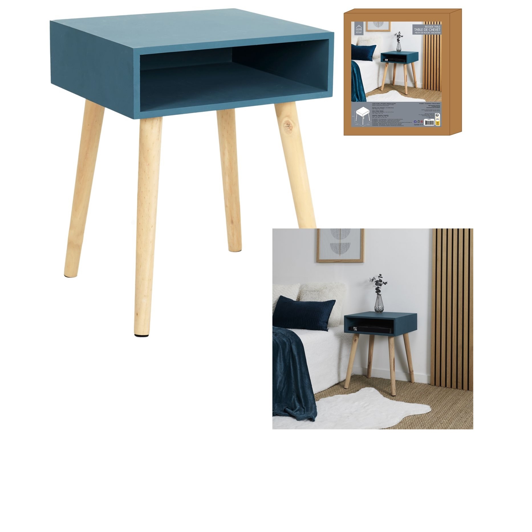 Staliukas, 37x41x50m, mėlynas