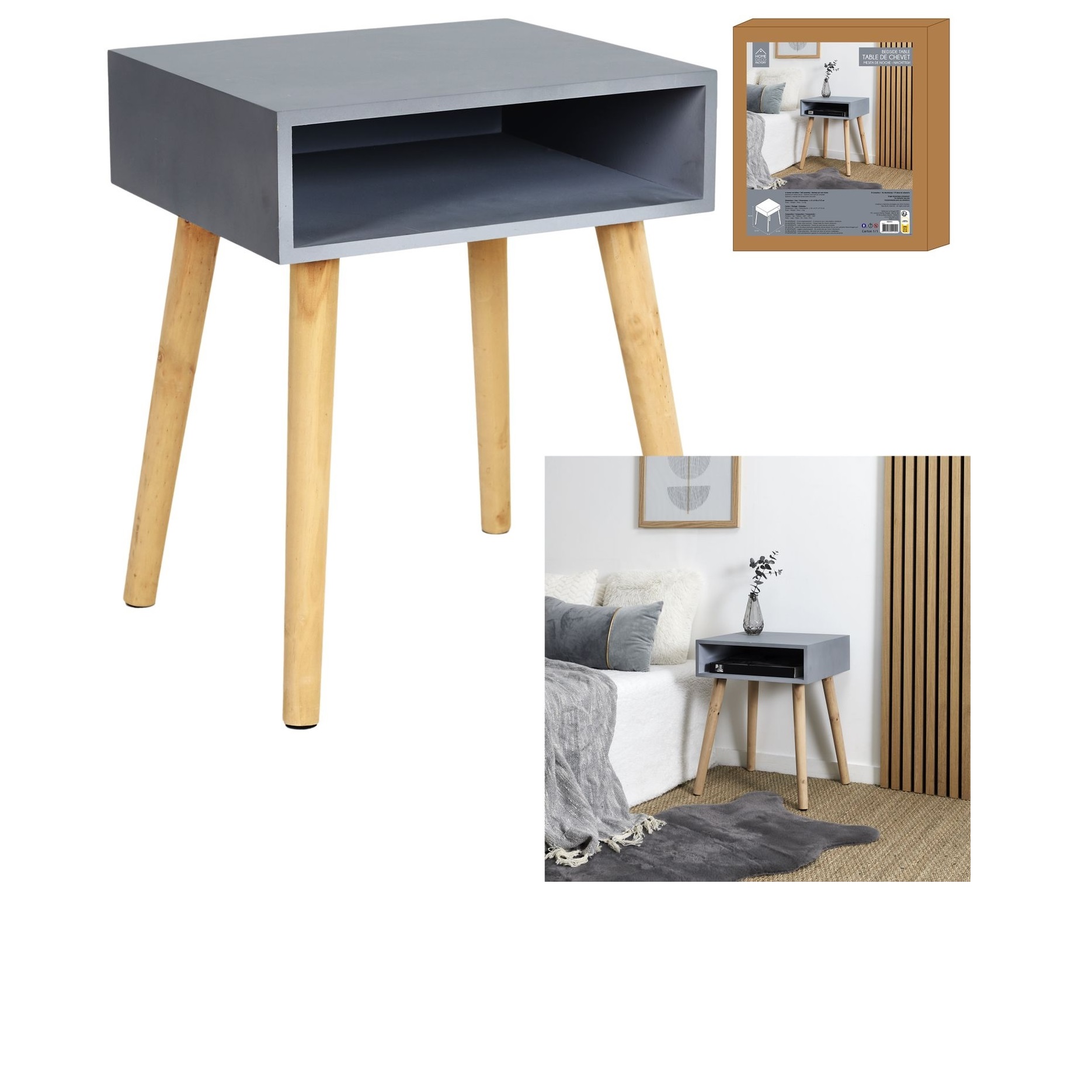 Staliukas, 37x41x50m, pilkas