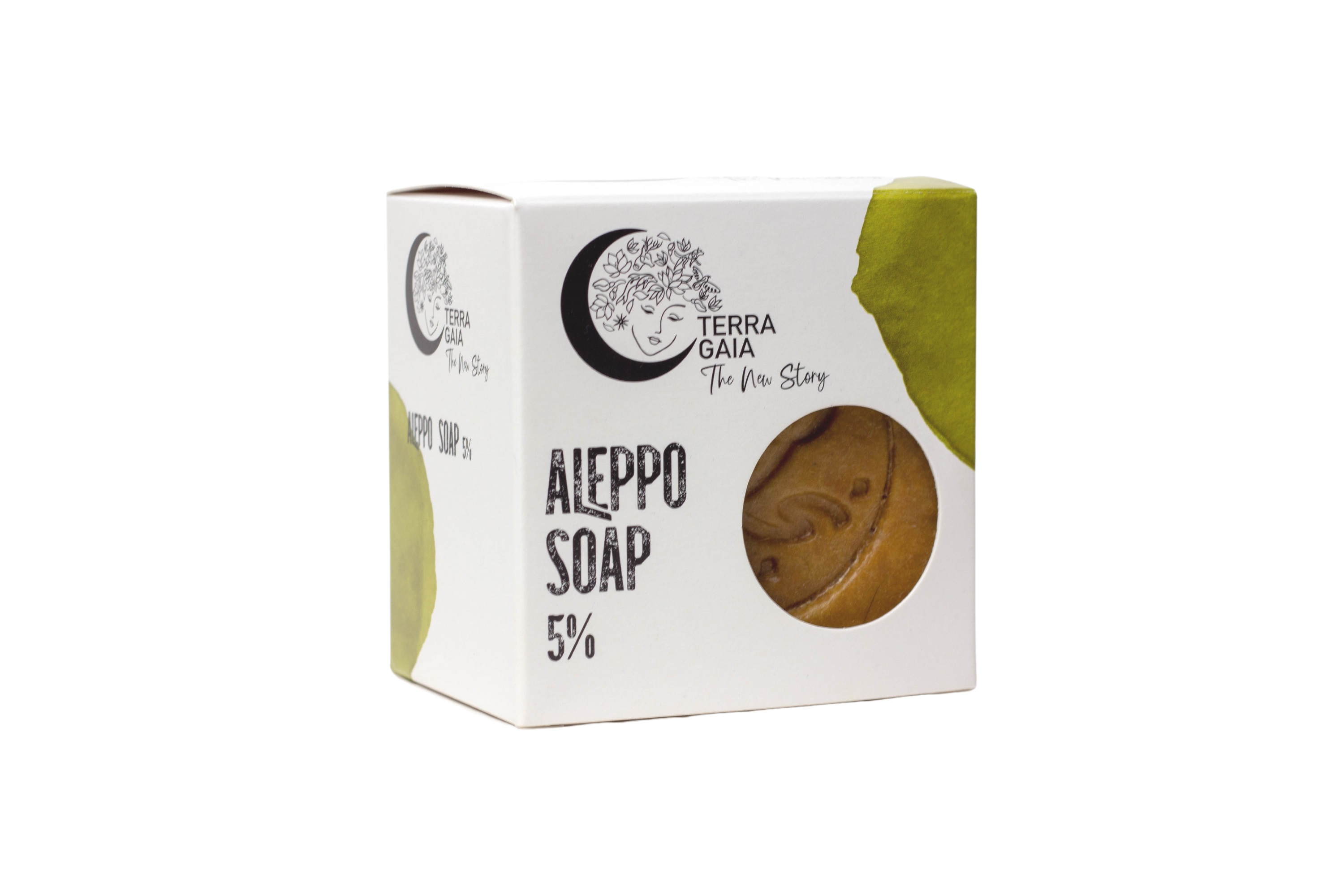 Tradicinis Aleppo muilas su lauramedžio lapų aliejumi (5 %), Terra Gaia