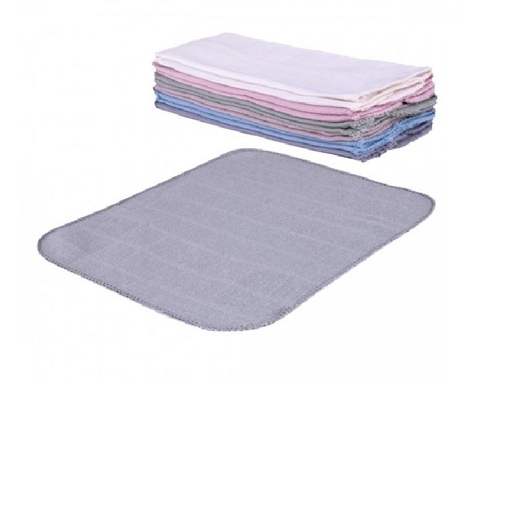 Medvilninės daugkartinio naudojimo  servetėlės, 12 vnt.