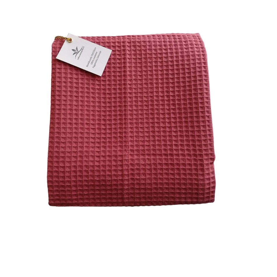 Medvilninis vonios rankšluostis (rausvas, 70x150 cm)