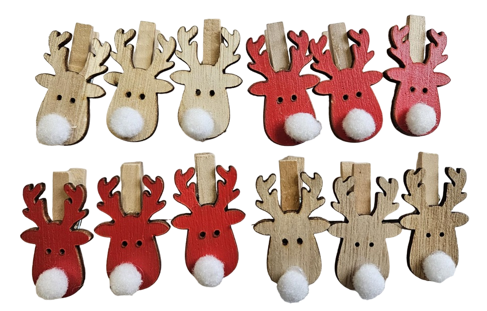 Medinis segtukas / Kalėdinė dekoracija (12 vnt.)